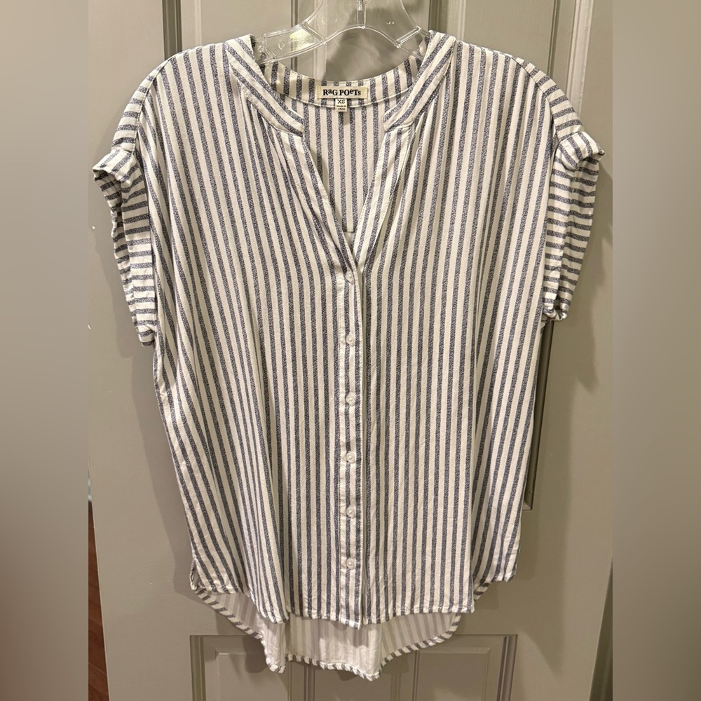 Striped Button Down Shirt